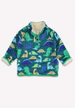 Load image into Gallery viewer, Organic Tonal Dinosaur Print Fleece Sweatshirt