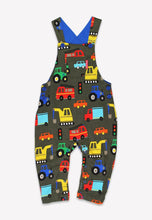 Load image into Gallery viewer, Organic Vehicle Print  Dungarees