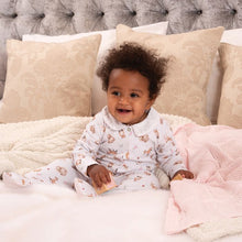 Load image into Gallery viewer, 'Little Forest' Woodland Animal Patterned All Over Babygrow