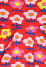 Load image into Gallery viewer, Organic Pink Flower Print Skater Dress