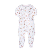 Load image into Gallery viewer, 'Little Forest' Woodland Animal Patterned All Over Babygrow