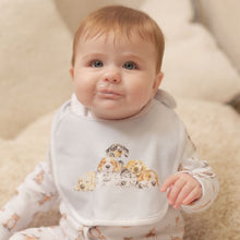 Load image into Gallery viewer, Little Wren Bib Gift Set - Little Paws Blue