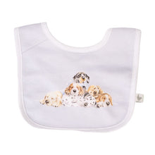 Load image into Gallery viewer, Little Wren Bib Gift Set - Little Paws Blue