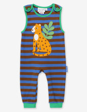Load image into Gallery viewer, Organic  Slungarees Leopard Applique