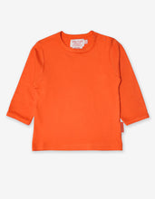 Load image into Gallery viewer, Organic Orange Basic Long-sleeved Tops