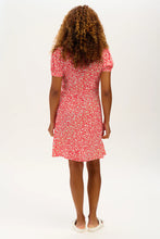 Load image into Gallery viewer, Sale!! Was €65 now €52!  GAIL DRESS, RED, RAINBOW DAISIES