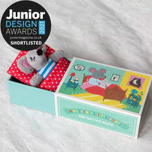 Load image into Gallery viewer, Mini soft toy in a little box - Mouse in a House
