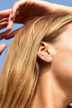 Load image into Gallery viewer, Trio Star Ear Studs - Silver

