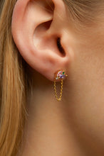 Load image into Gallery viewer, Multicolour CZ Earrings
