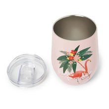 Load image into Gallery viewer, VACUUM TUMBLER - HOT &amp; COLD 325 ML -TRAVEL CUP -FLAMINGO
