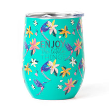 Load image into Gallery viewer, VACUUM TUMBLER - HOT &amp; COLD 325 ML -TRAVEL CUP -HUMMINGBIRD
