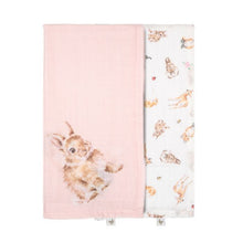 Load image into Gallery viewer, Little Wren Muslin Gift Set - Little Forest Pink
