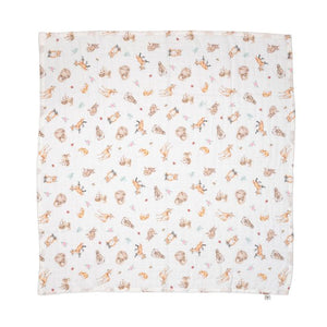 Little Wren Muslin Gift Set - Little Forest Pink