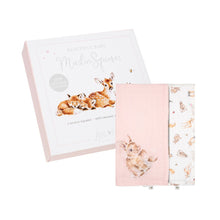 Load image into Gallery viewer, Little Wren Muslin Gift Set - Little Forest Pink
