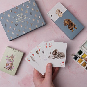 'THE COUNTRY SET' WOODLAND ANIMAL, DOG AND CAT PLAYING CARDS