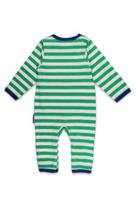 Load image into Gallery viewer, Organic Hillside Sheep Applique Sleepsuit
