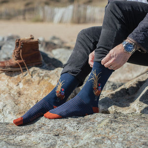 'READY FOR MY CLOSE UP' PHEASANT  MEN'S SOCKS