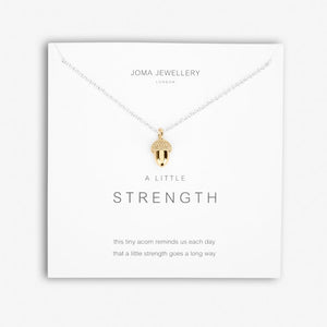 A LITTLE | STRENGTH | Silver and Gold | Necklace