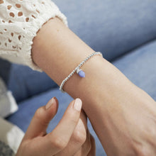 Load image into Gallery viewer, CRYSTAL A LITTLE | MINDFULNESS | BLUE AGATE BRACELET
