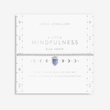 Load image into Gallery viewer, CRYSTAL A LITTLE | MINDFULNESS | BLUE AGATE BRACELET
