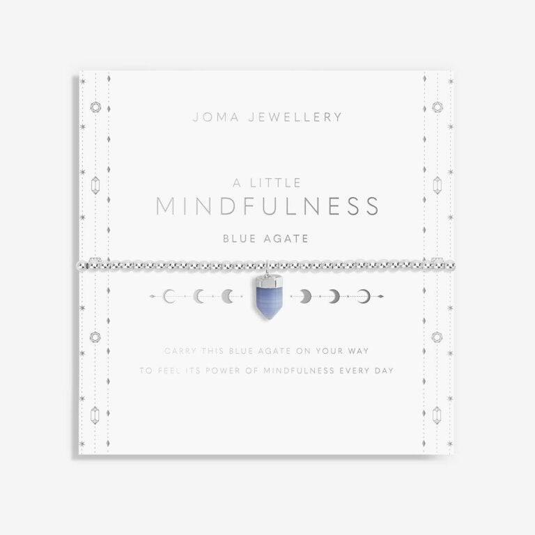 CRYSTAL A LITTLE | MINDFULNESS | BLUE AGATE BRACELET