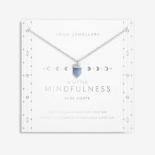 Load image into Gallery viewer, CRYSTAL A LITTLE | MINDFULNESS | BLUE AGATE NECKLACE
