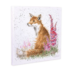 Mini canvas 'Foxgloves'