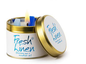 Fresh Linen Candle in Tin