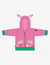 Load image into Gallery viewer, Organic Leaping Bunny Applique Hoodie
