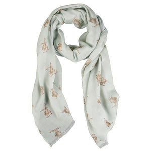 Green 'Leaping Hare' Scarf