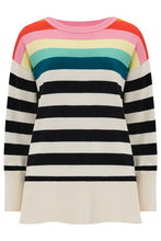 Load image into Gallery viewer, MOANA RELAXED JUMPER, RETRO STRIPES
