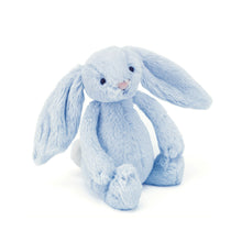 Load image into Gallery viewer, Bashful Blue Bunny Rattle
