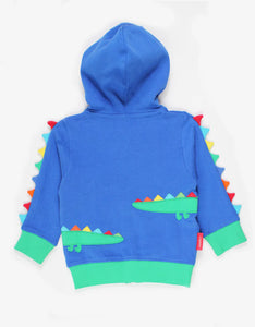 Organic Crocodile Applique Hoodie