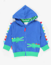 Load image into Gallery viewer, Organic Crocodile Applique Hoodie
