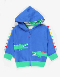 Organic Crocodile Applique Hoodie