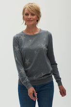 Load image into Gallery viewer, Velma Jumper - Grey with Silver Scattered Stars
