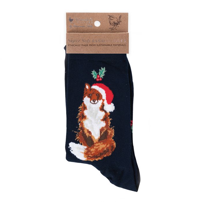 Christmas socks Festive Fox